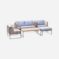 231378 ATLANTIC LOUNGE SET 5PCS