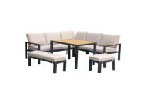2522347 SADO PARTY DINING SET 5PCS WITH LIGHT CUSHION