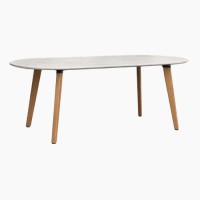 2417158 MAISON  OVAL DINING TABLE 200x90x74CM